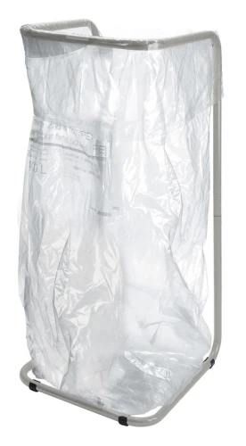 Afvalzakhouder 400 Liter RVS Grijs