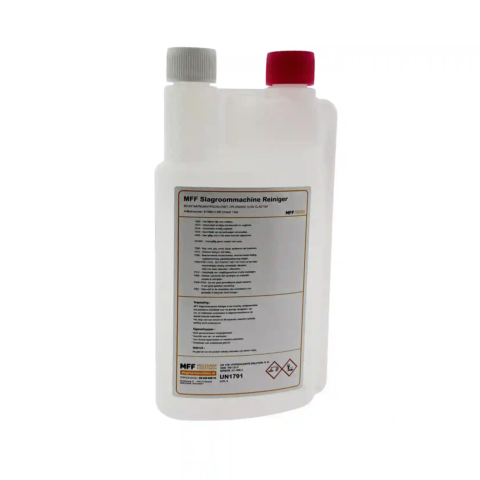 Doseerfles 1l voor slagroommachine reiniger 