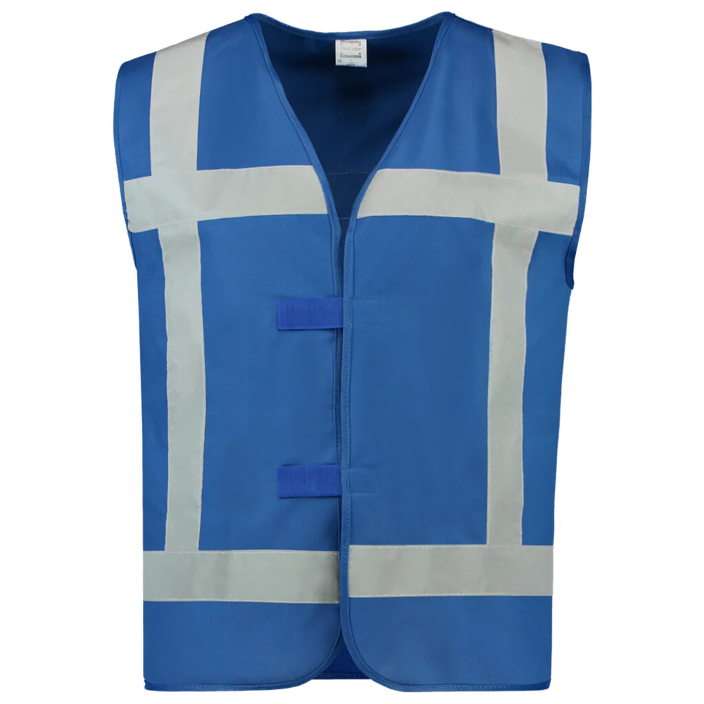 Veiligheidsvest reflectie blauw