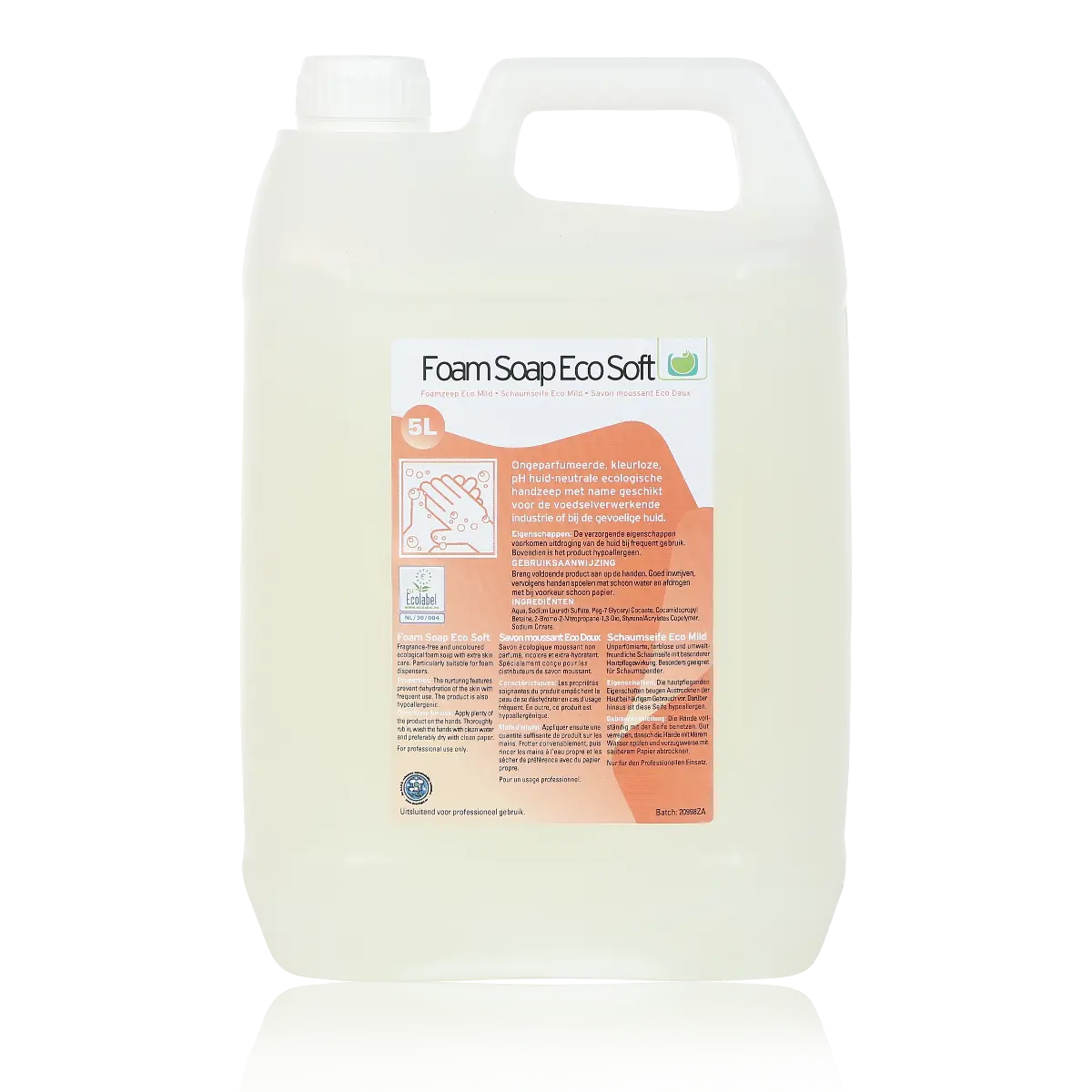 Foamzeep Eco Soft Ongeparfumeerd 2x5 Liter Spectro