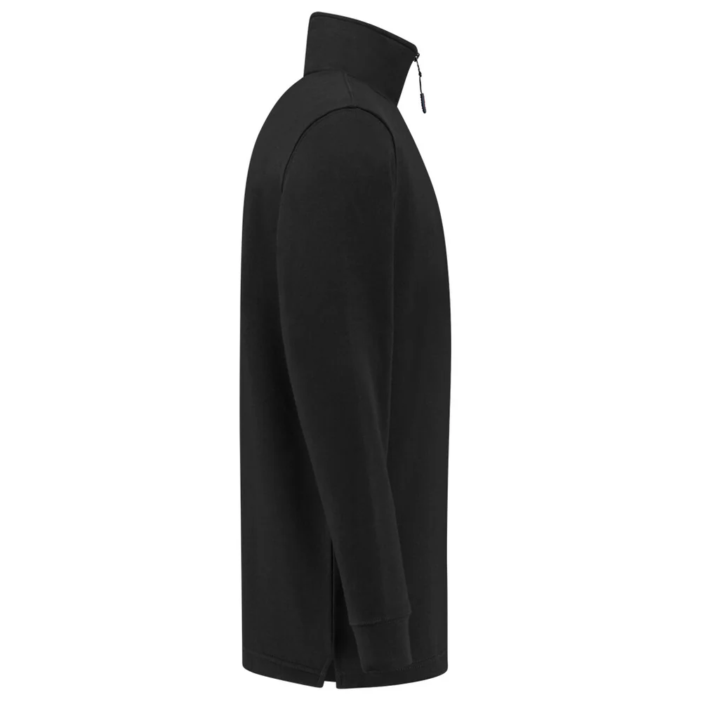 Sweater met ritskraag zwart ZS-280