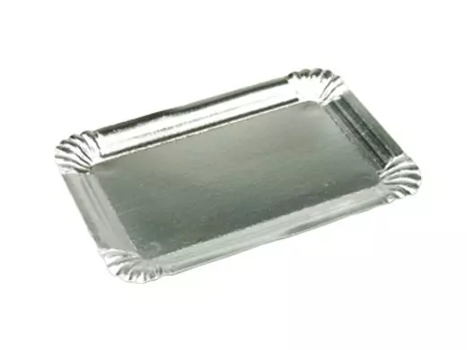 Vleeswarenschaaltjes 10x16cm Aluminium gevoerd