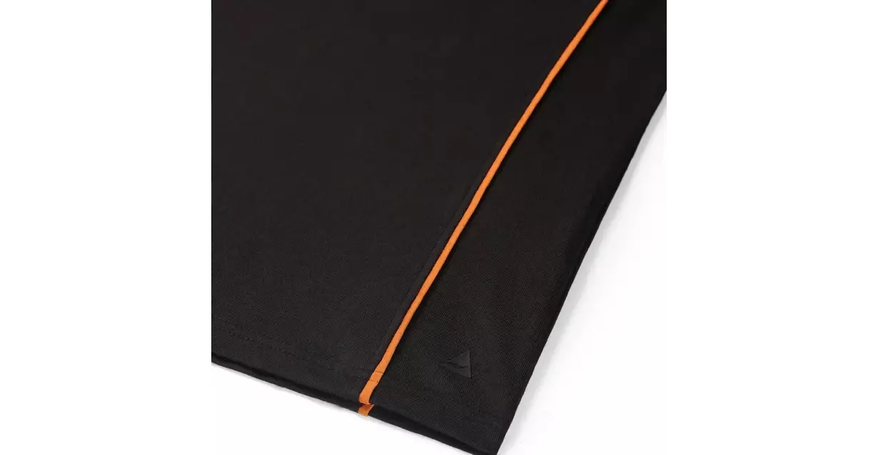 T-shirt Cal zwart/oranje