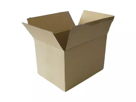 Amerikaanse vouwdoos enkele golf 305x220x200mm B-golf Bruin