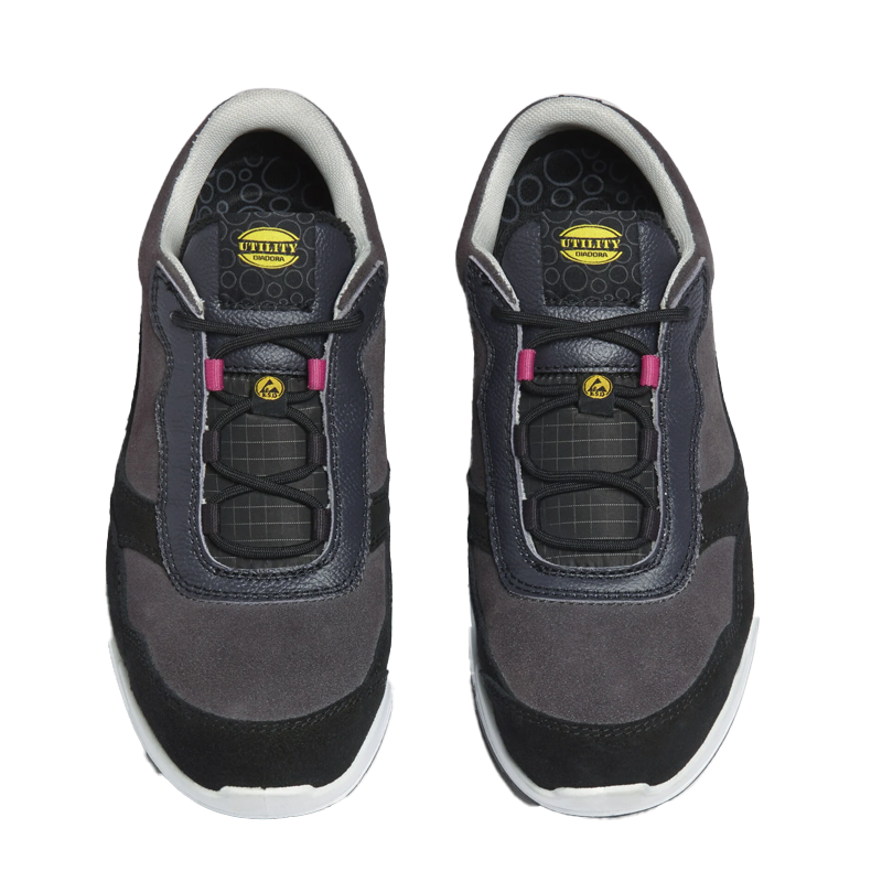 Diadora Athena Low S3 Veiligheidsschoen Iron Raspberry