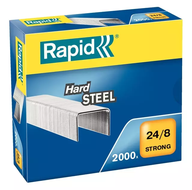 Rapid Nietjes 24/8 Staal Strong 2000 stuks