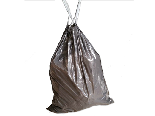 Trekbandzak HDPE 62x80cm 20mu grijs (rol à 20st)