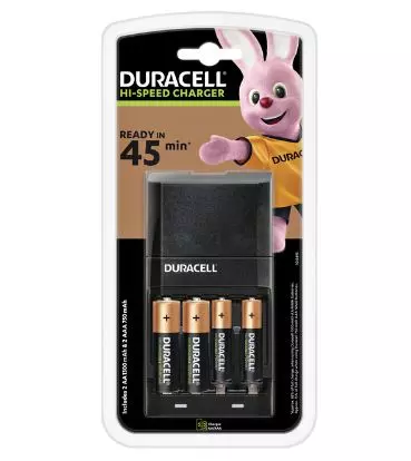 Batterij oplader Duracell CEF27 inclusief 2xAA & 2xAAA batterijen