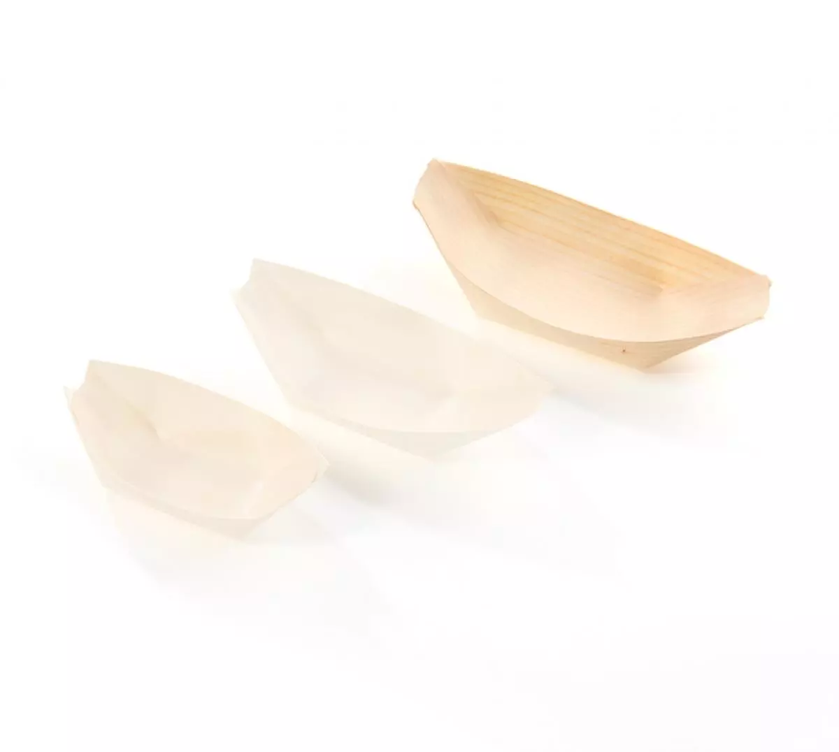 Amuse Bootje Hout 7x11,5cm 100 stuks