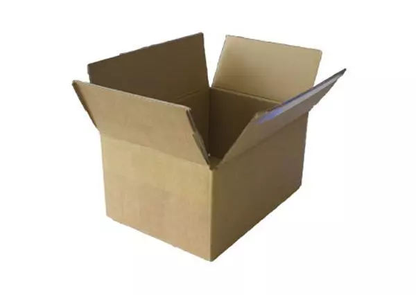 Amerikaanse vouwdoos dubbele golf 305x215x150mm BE-golf Bruin