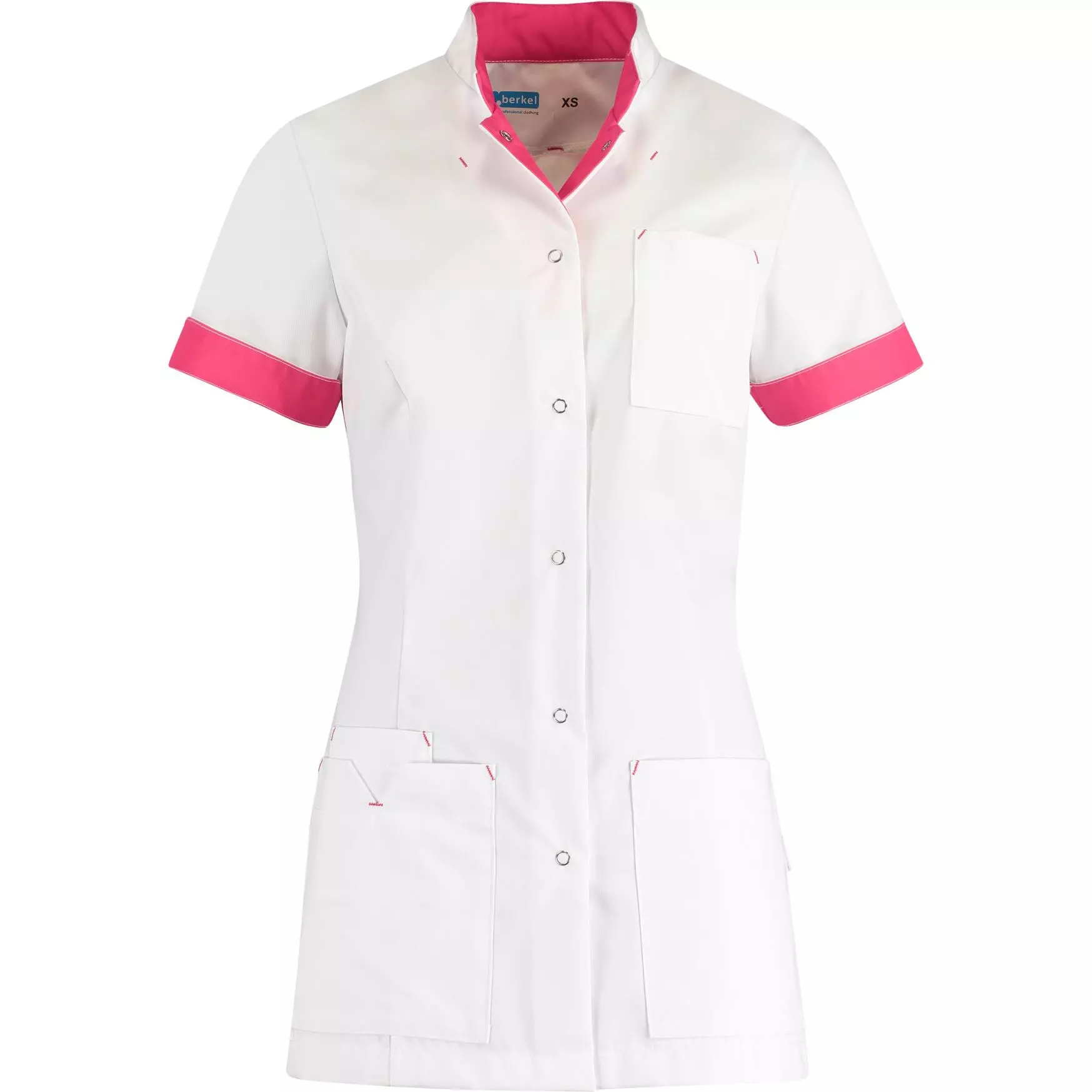 Zorgjas Jill Wit/Roze De Berkel Dames Voorkant