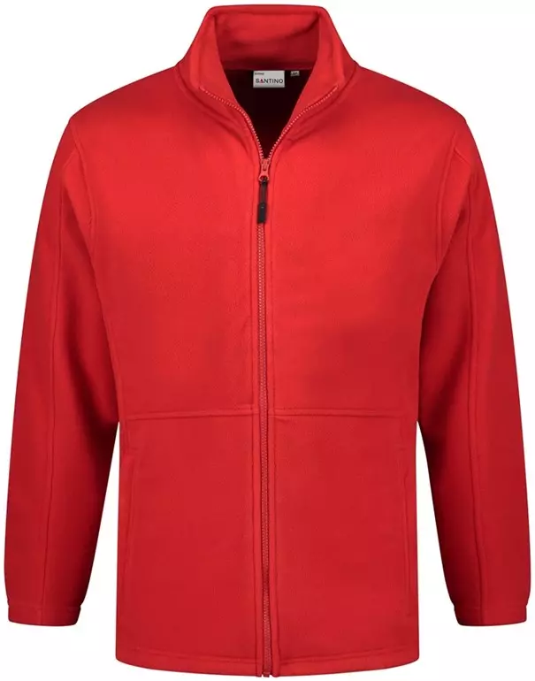Fleecejas Bormio rood