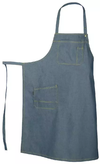 Haltersloof denim jeansblauw De Berkel