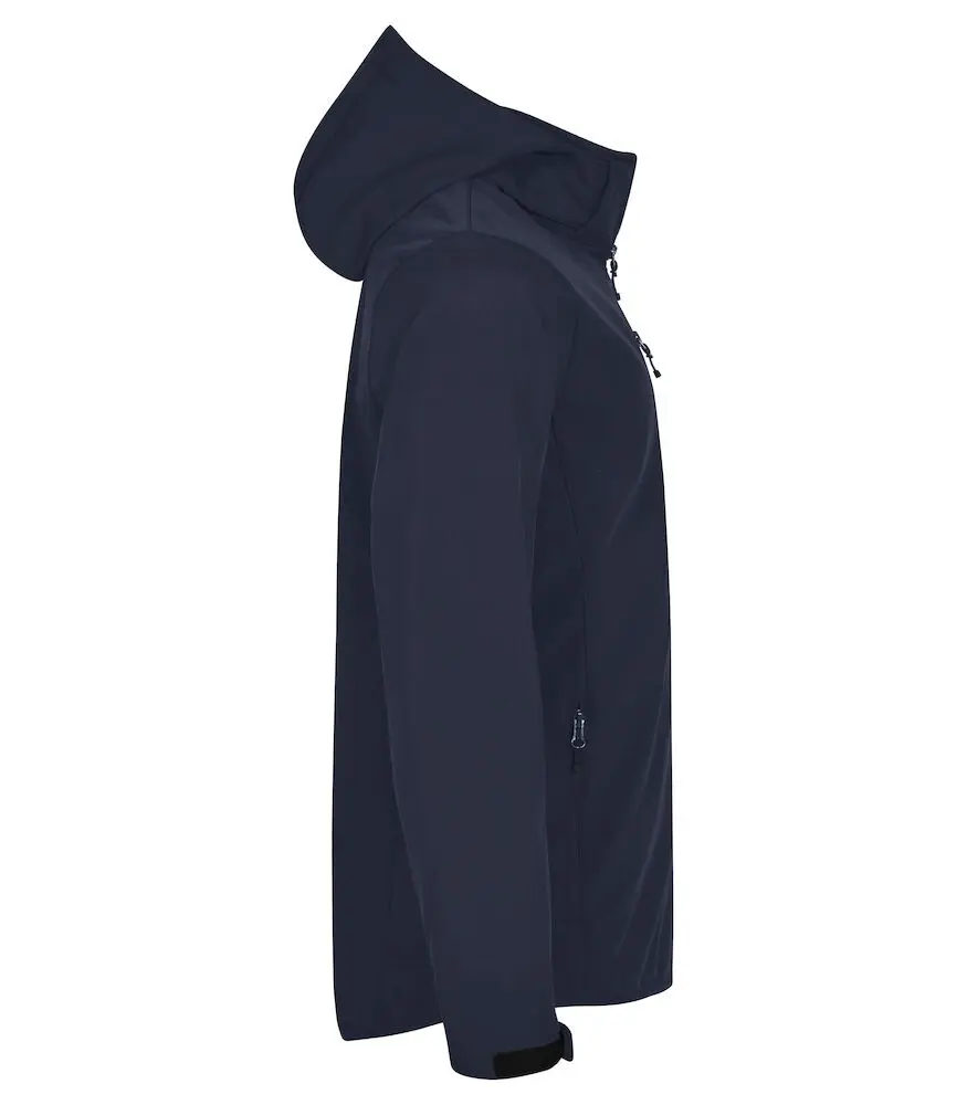 Classic Softshell Hoody Marine Clique Heren