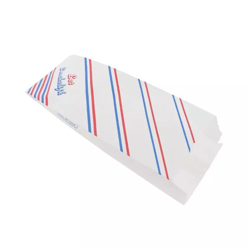 Snackzak Frikandel Eet Smakelijk 8/6x32cm Ersatz Papier 1700 stuks