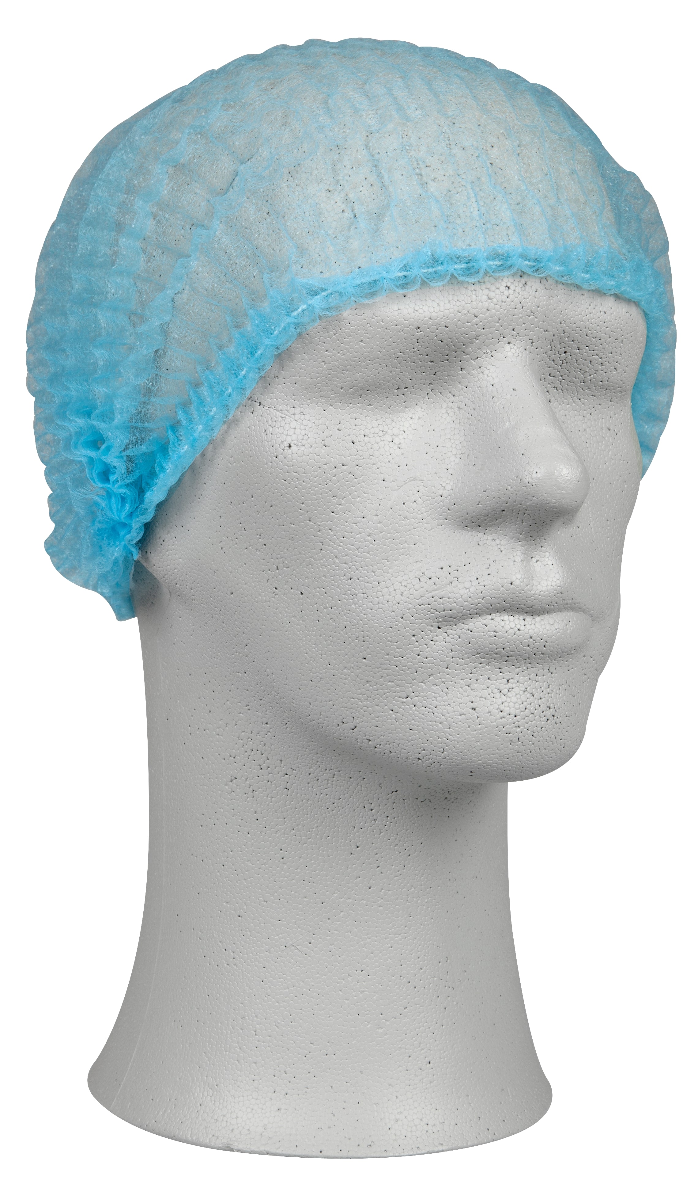 Haarnet baret PP nonwoven Ø58cm blauw (doos à 1200st)