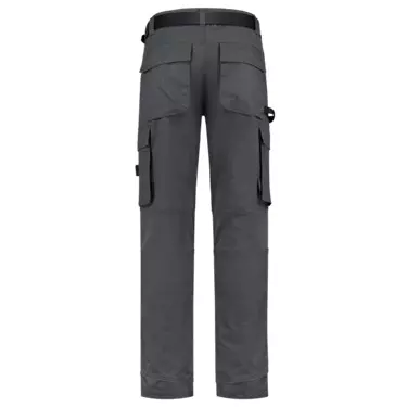 Werkbroek Twill Cordura Stretch donkergrijs