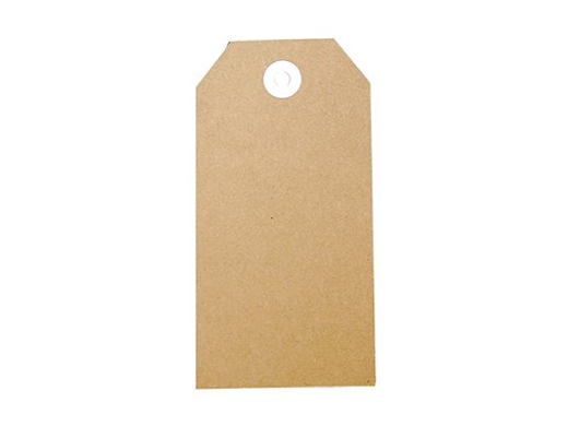 Label nr.3 45x90mm 200g karton chamois