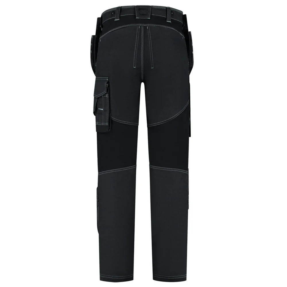 Werkbroek jeans functional stretch Redefined met gereedschapszakken zwart