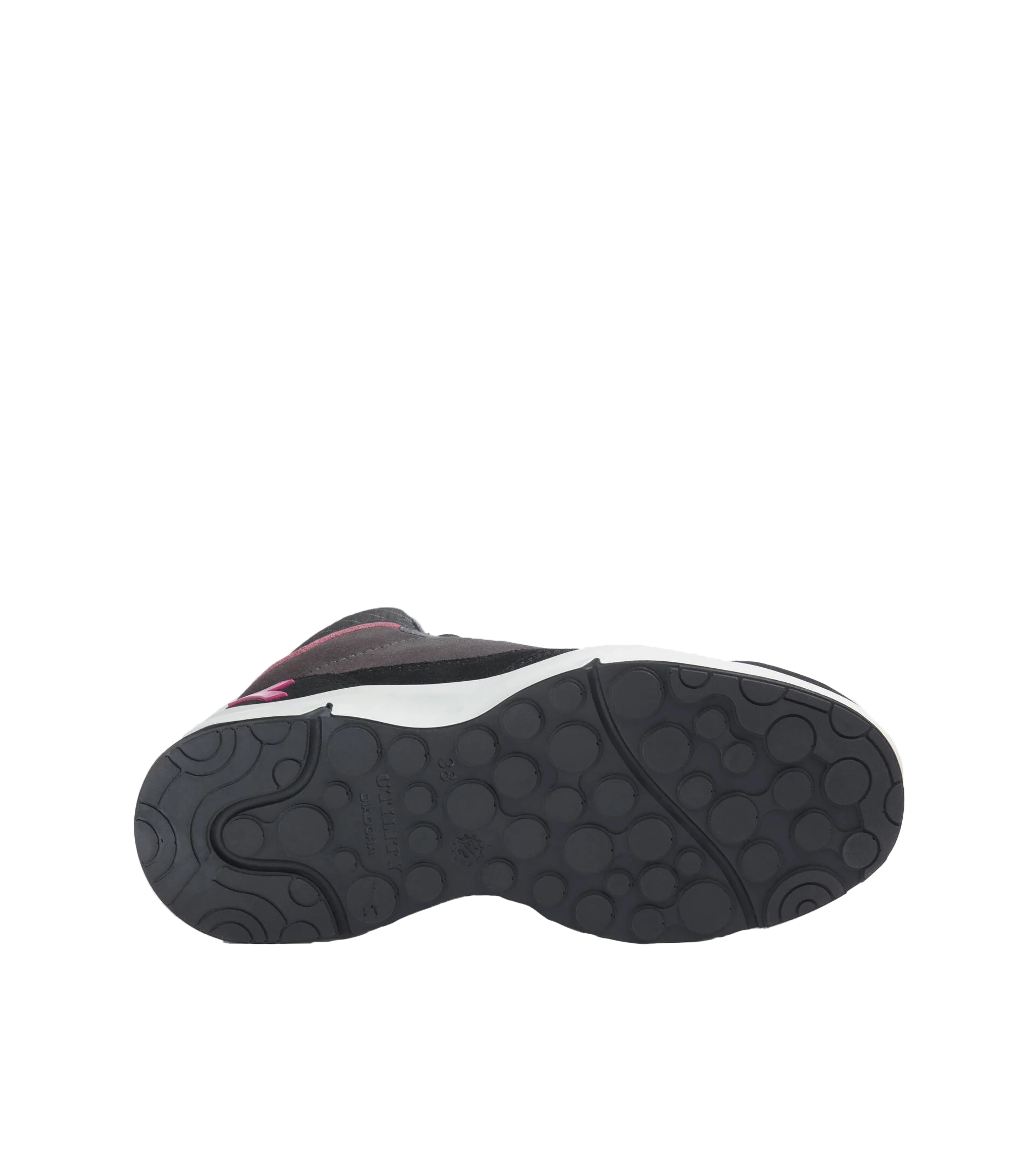 Diadora Athena High S3 Veiligheidsschoen Iron Raspberry