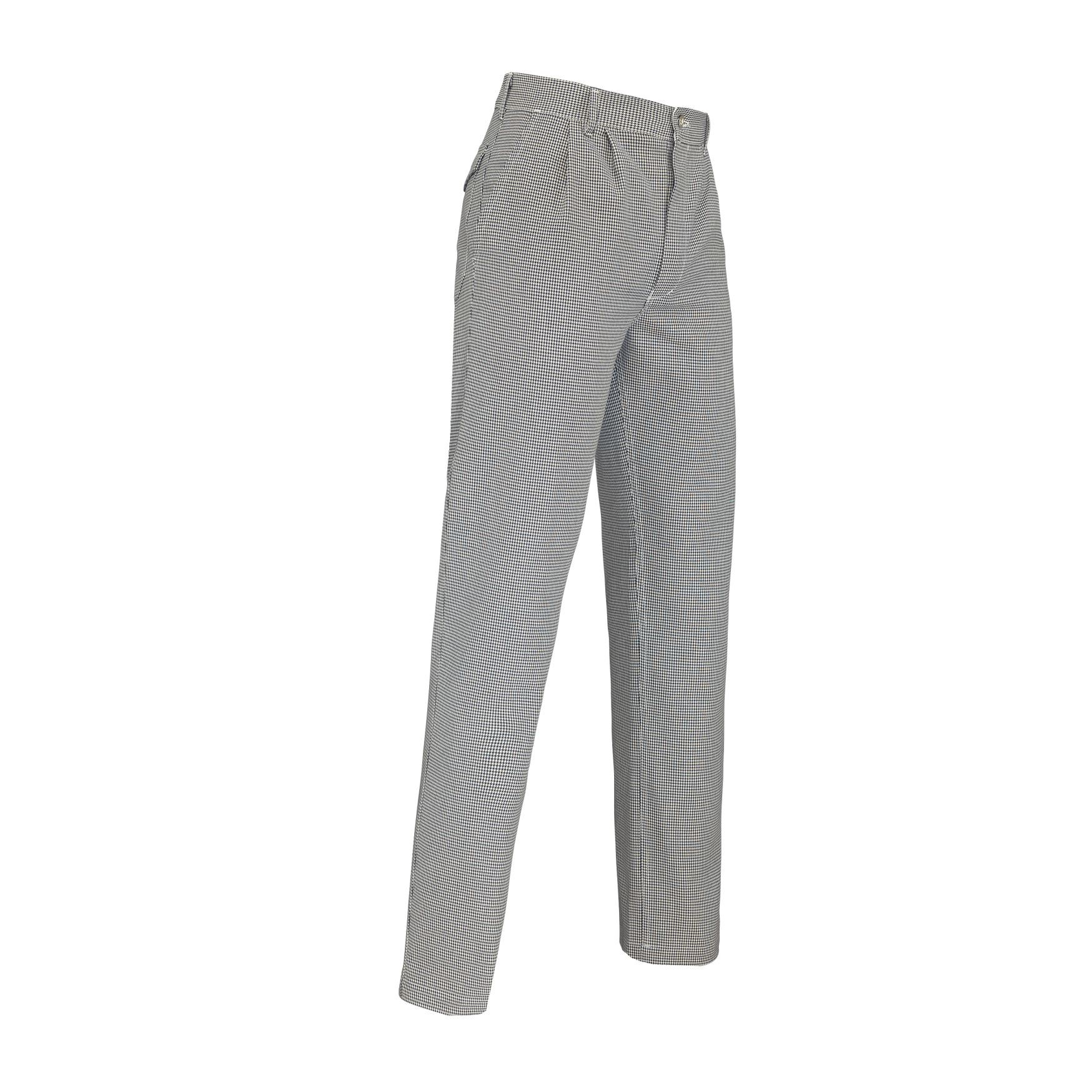 Koksbroek Roelof blauw/wit