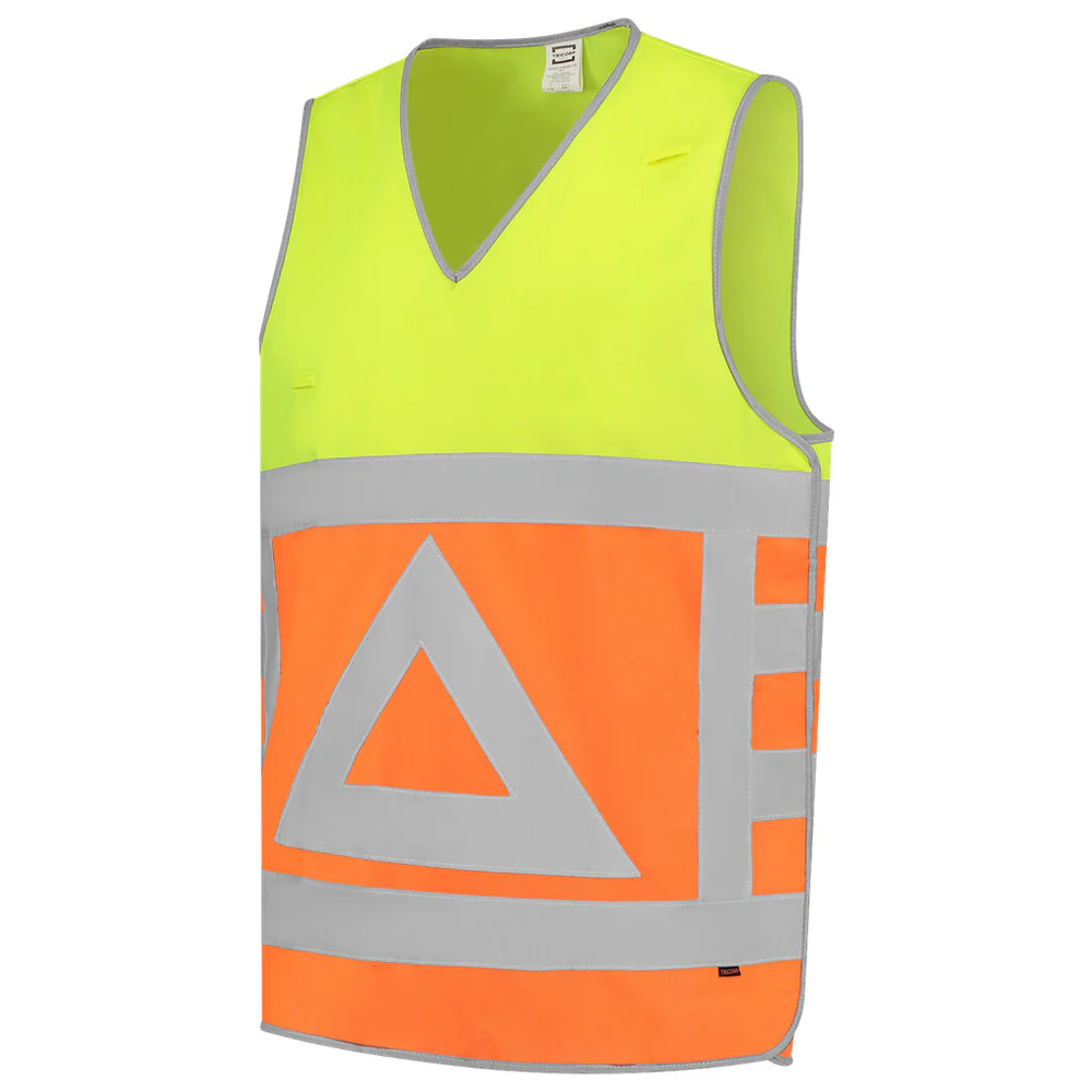 Veligheidsvest verkeersregelaar fluor-oranje/geel
