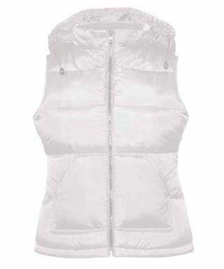 Bodywarmer dames wit Zen+ B&C