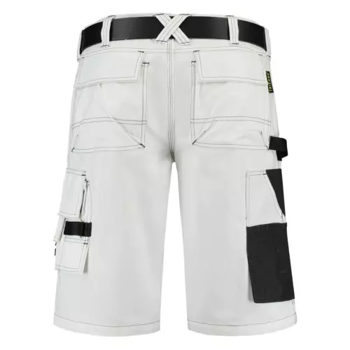 Tricorp Korte Werkbroek Canvas Wit
