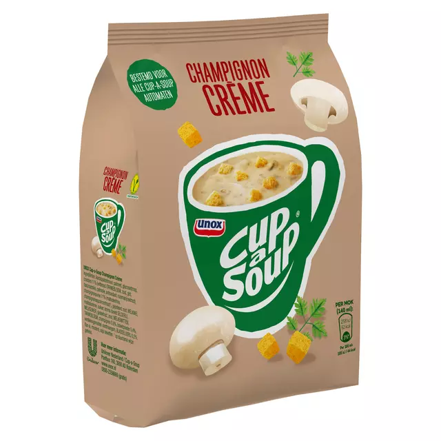 Cup a Soup Champignon Crème Zak 40 Porties