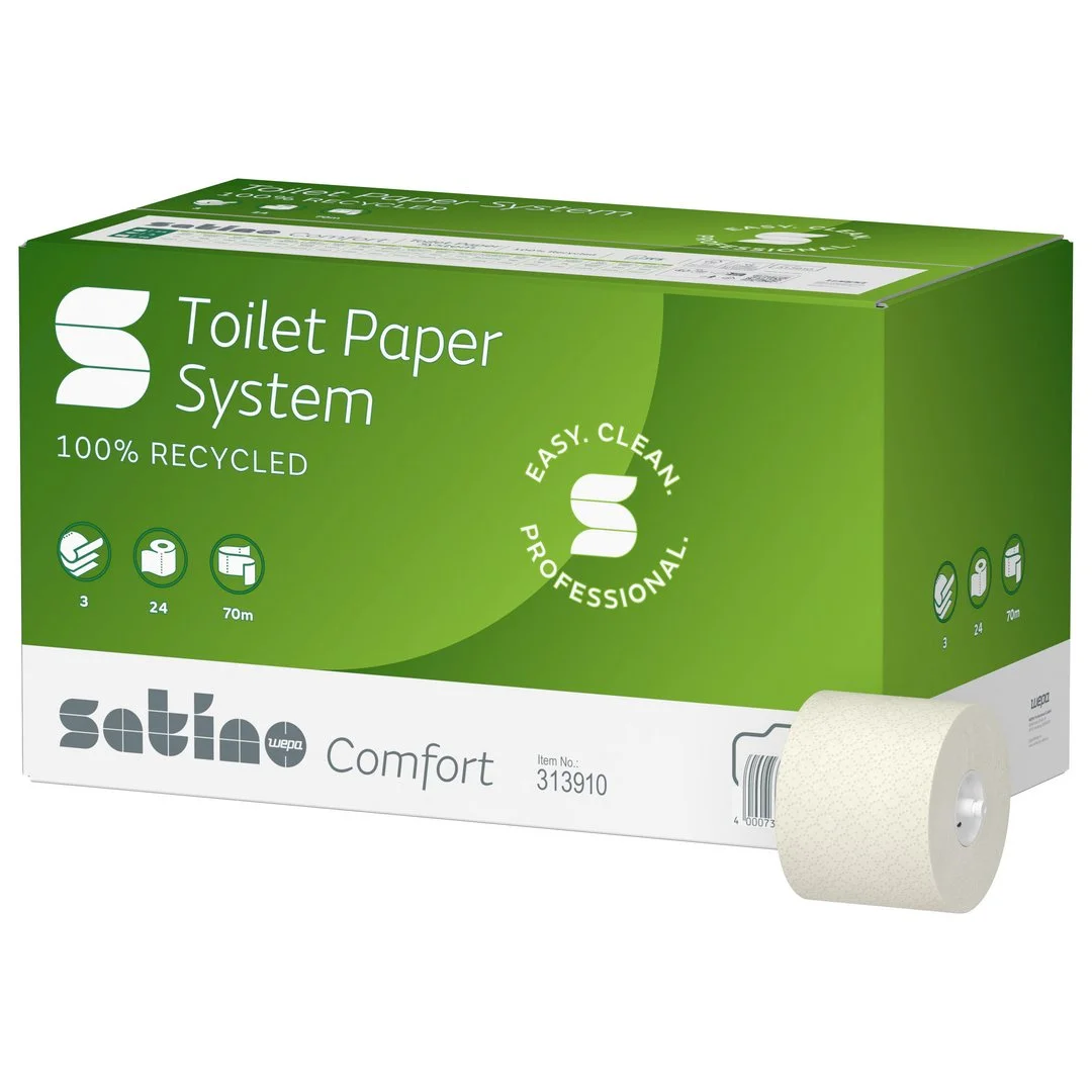 Doprol Toiletpapier Wit 3-laags 9,8cmx70m Satino