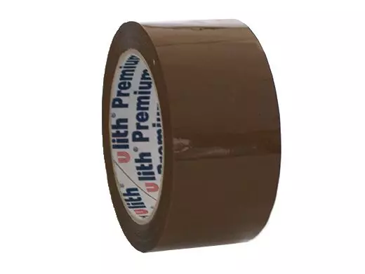 Tape PP Acryl Bruin 50mmx66m 32mu