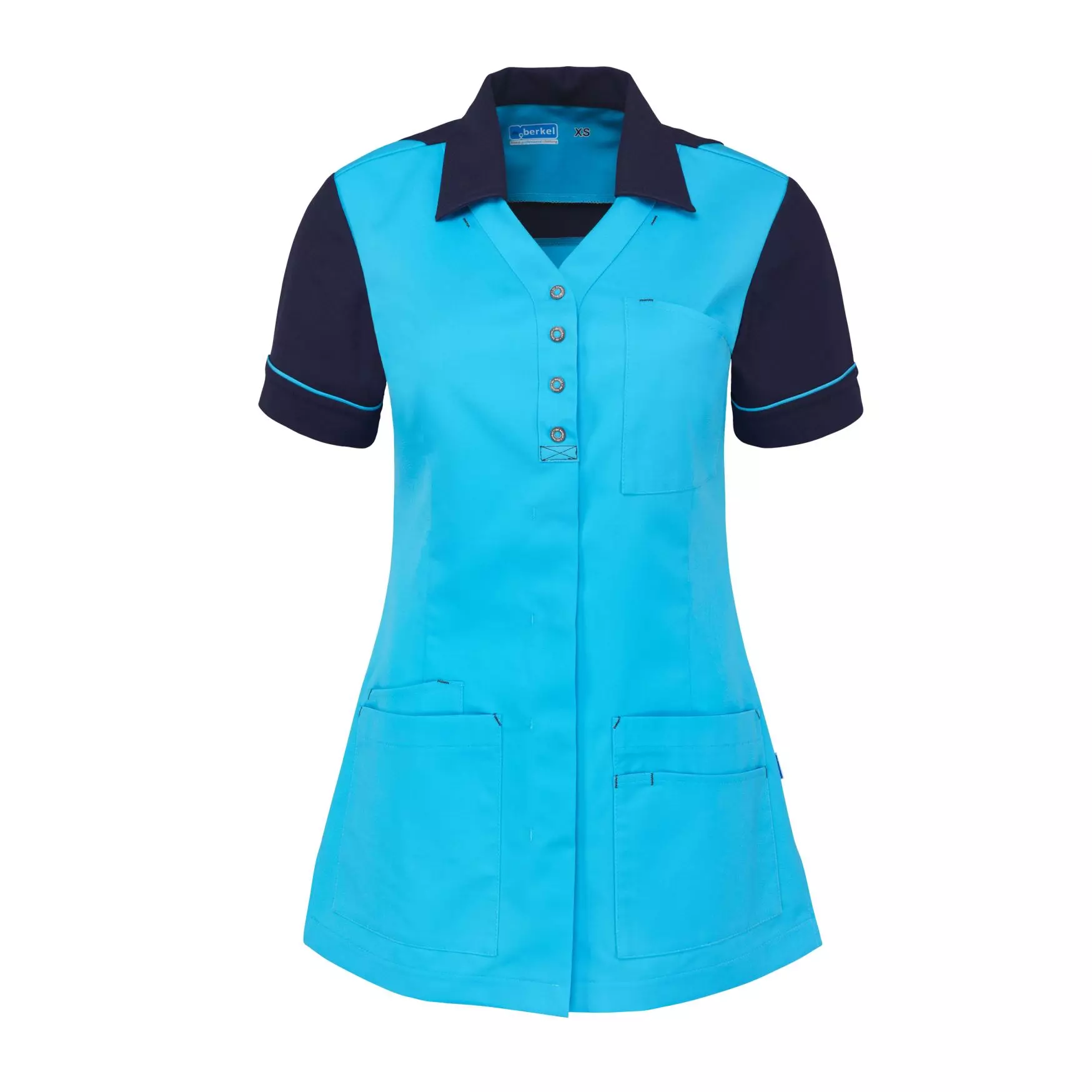 Jas Carmen azuurblauw/marine