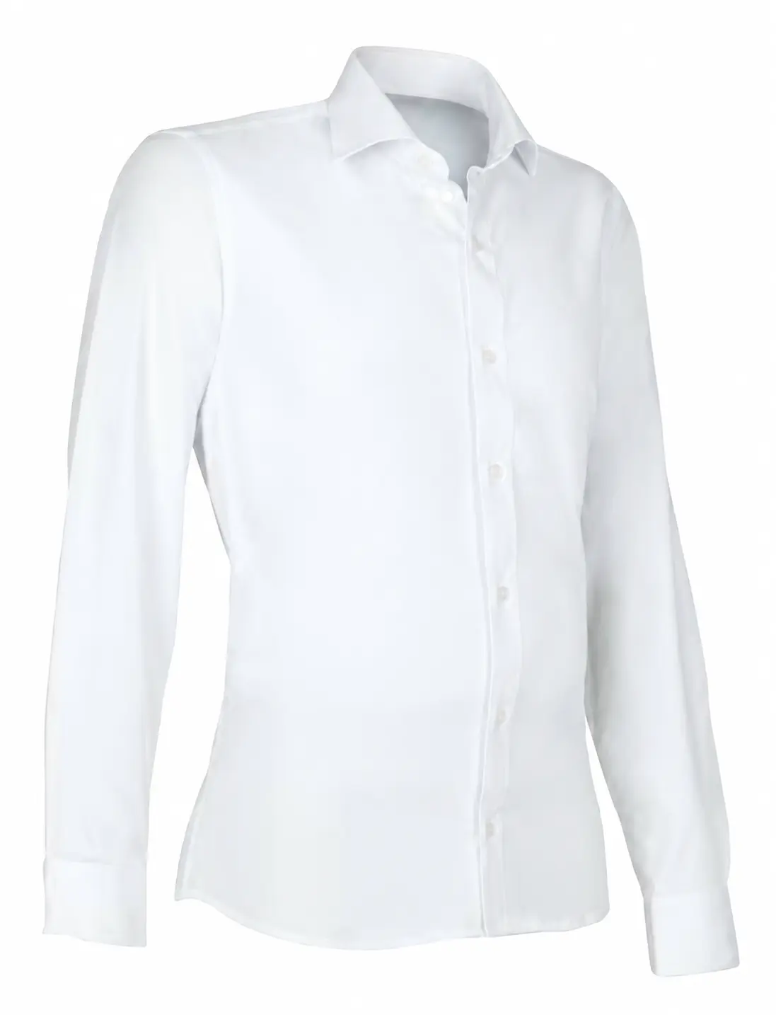 Blouse dames wit 4-way stretch 29349