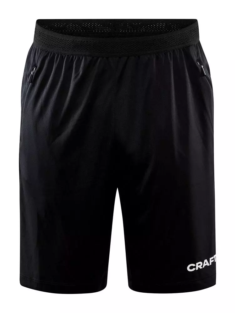 Craft Short Heren Evolve Zip Pocket Zwart