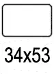 Etiket Apli 34x53mm Wit - Permanent - 180 stuks Etiket Apli 34x53mm Wit - Permanent - 180 stuks