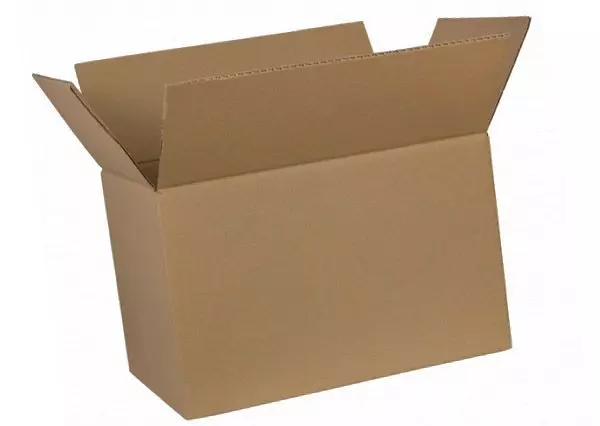 Amerikaanse vouwdoos dubbele golf 305x215x250mm BE-golf Bruin