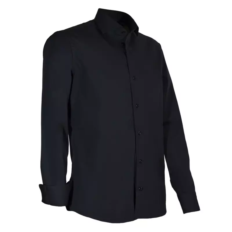 Overhemd Capraro 936-20 stretch zwart