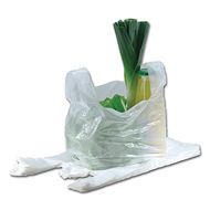 Hemddraagtas HDPE 28x7x50cm 14mu wit (doos à 2000st)