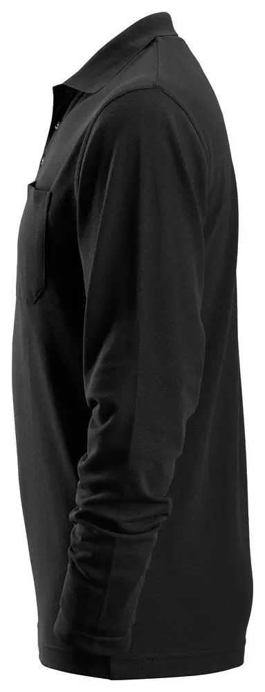 Poloshirt Lange Mouw Zwart Snickers 2608