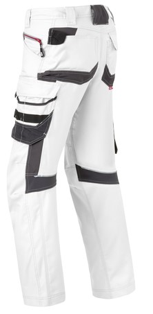 Werkbroek attitude 80231 wit/charcoal