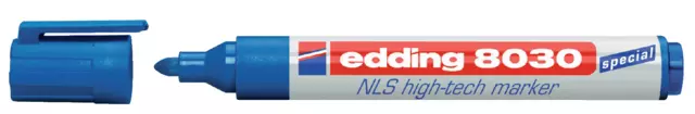 Viltstift Edding 8030 NLS High-Tech marker blauw 1.5-3mm