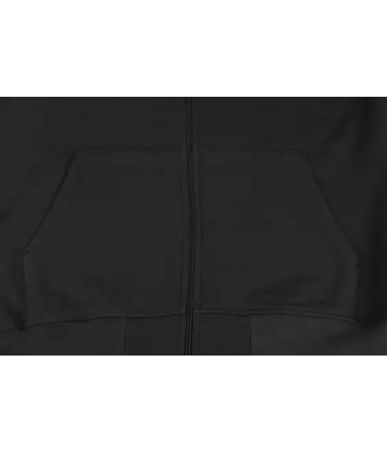 Hooded sweatvest reno Santino zwart