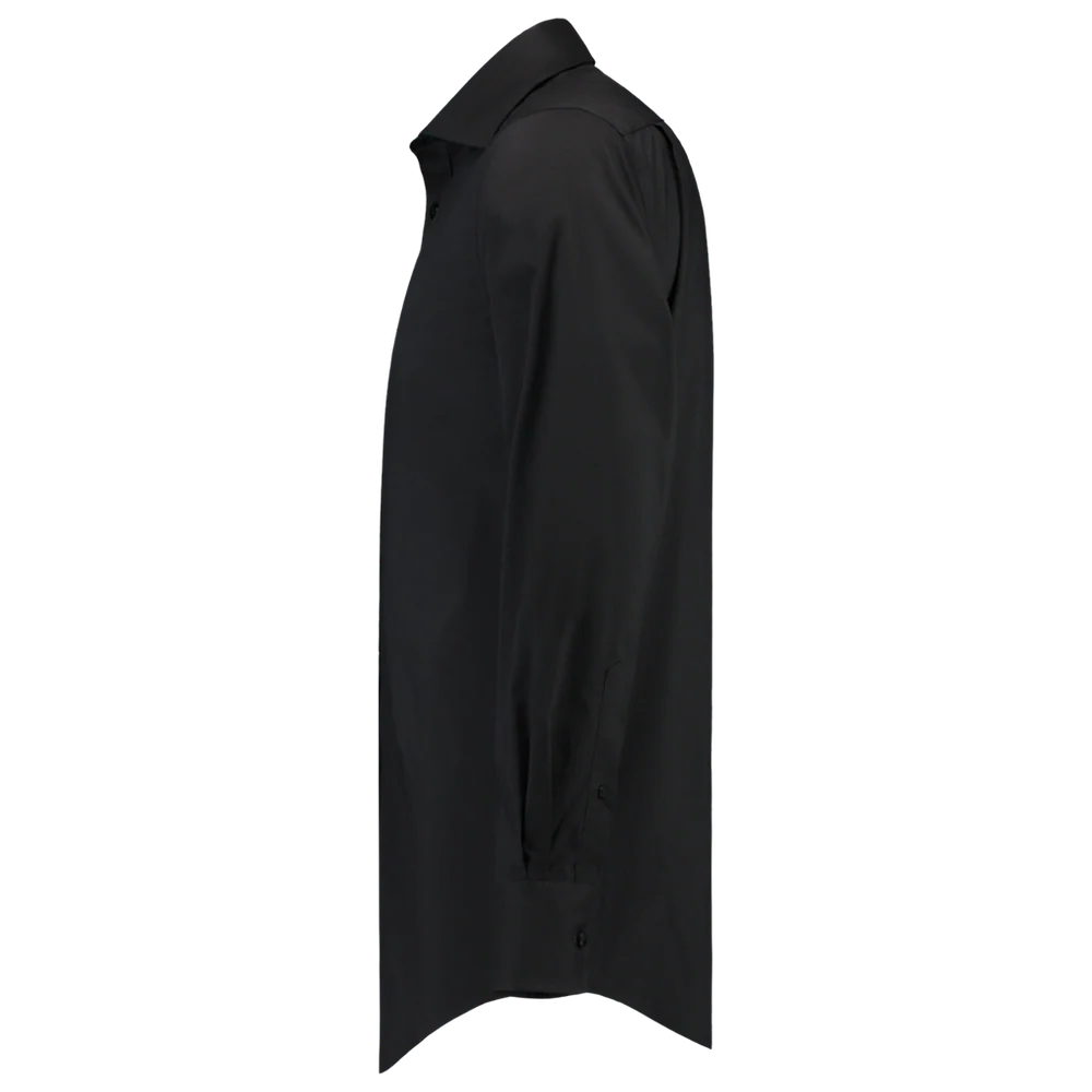 Overhemd stretch fitted zwart Tricorp