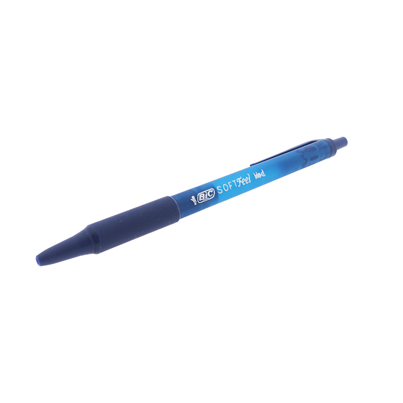 Balpen Bic Soft Feel Clic blauw (doos à 12st)