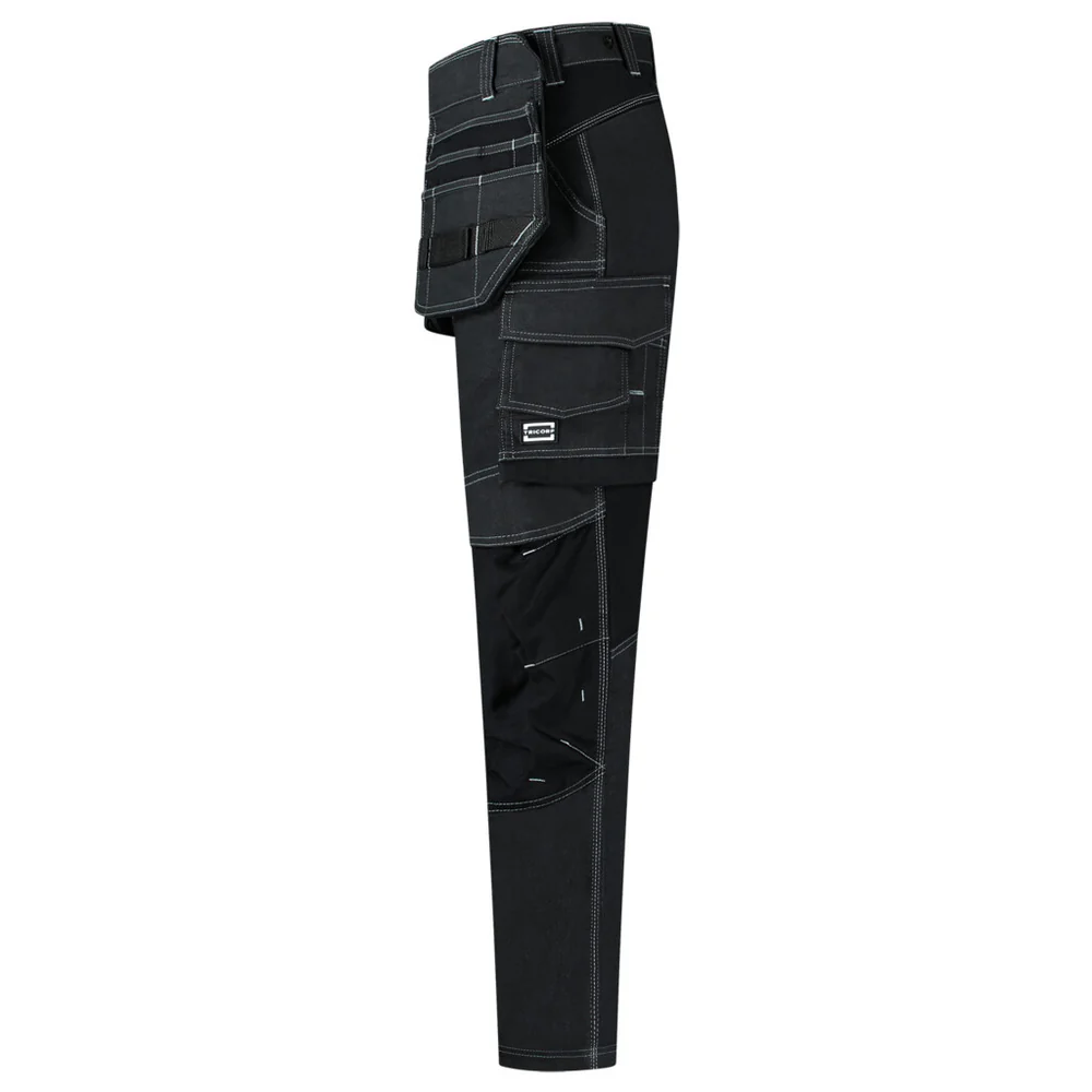 Werkbroek jeans functional stretch Redefined met gereedschapszakken zwart