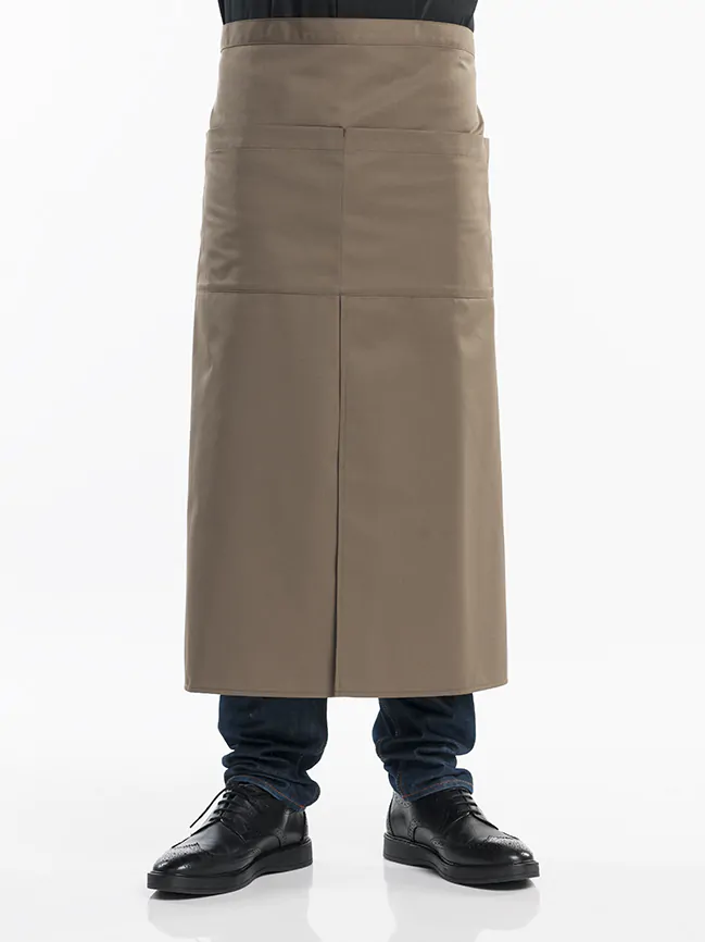 Loopschort 4-pocket Taupe W90/L80 CD 490