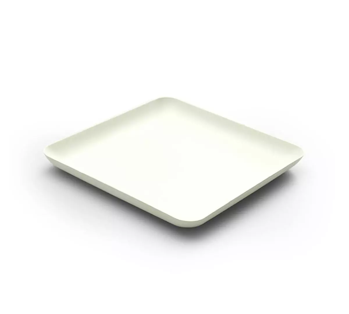 Bagastro bord vierkant 160x160mm h15mm Sier 57088 (pak à 40st)