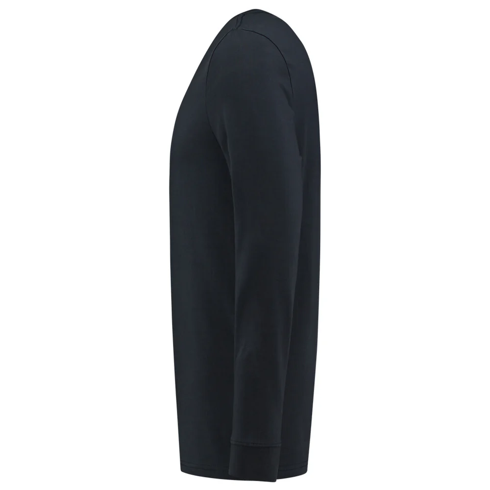 T-shirt unisex lange mouw navy 101015