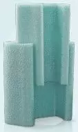 Hoekprofiel U-fix 45mm 100x100mm Ocean Green (doos à 300st)