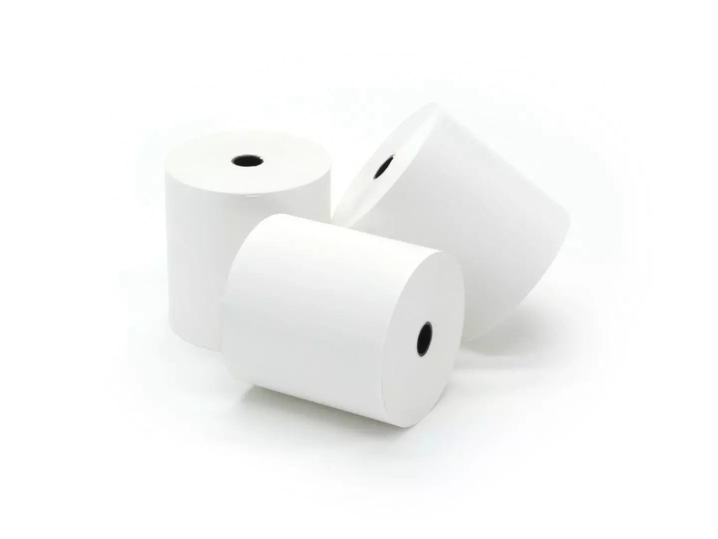 Pinautomaatrol 57x40x12mm 18m wit thermisch BPA vrij (doos à 50st)